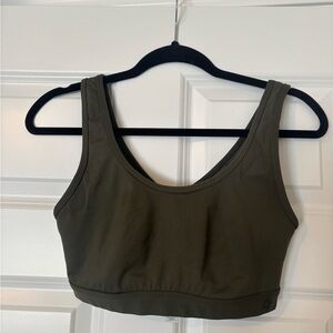 Olive Green Offline by Aerie Sports Bra - Medium